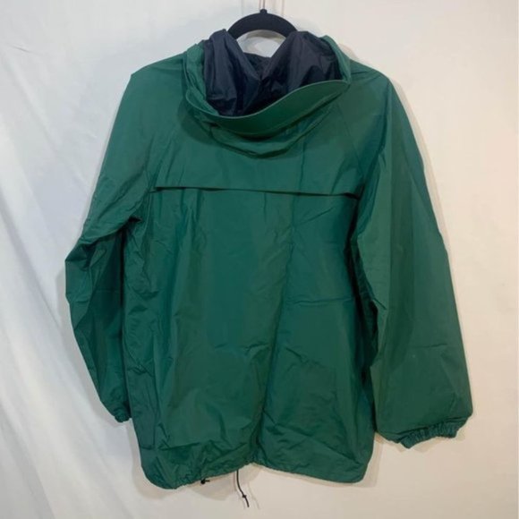 WETSKINS dry dock raincoat. Hooded with brim. Green/navy. Size small (me… - Picture 6 of 10